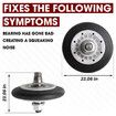 4Pcs 4581EL2002C Dryer Drum Roller Kit, Fit for LG Kenmore Dryers, Replace part number, 4581EL2002B, 4581EL2002D, 4581EL2002E, 4581EL3001C, 4581EL3001F, AP5688895, 2701044, 4581EL2002A, PS8260240