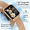 Smart Watch for Women Fitness Tracker, Gold Smart Watches for Women