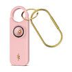 Personal Safety Alarm for Women, Travel Safety Keychains Siren Whistle, Loud Alarm, LED Strobe Light, Pink