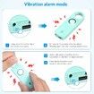 Personal Safety Alarm for Women, Travel Safety Keychains Siren Whistle, Loud Alarm, LED Strobe Light, Personal Emergency Security Safe Devices Key Chain Alarm for Kids Elderly, Blue