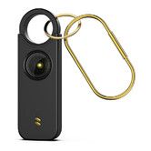 Personal Safety Alarm for Women, Travel Safety Keychains Siren Whistle, Loud Alarm, LED Strobe Light, Personal Emergency Security Safe Devices Key Chain Alarm for Kids Elderly, Black