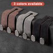 Car Hooks for Headrest,Car Seat Back Storage Hook for Headrest,Headrest Hooks for Purses and Bags,Car Hooks Leather (Brown 2 Pack)