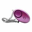 Personal Safety Alarm Keychain For Women Eldery Kid with LED Light Emergency 130dB Sound Keyring Portable Color Purple