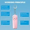 Personal Alarm Keychain 130dB Self Defense Security With Led Light For Women Girls Kids Elderly Color Purple
