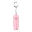 Personal Alarm Keychain 130dB Self Defense Security With Led Light For Women Girls Kids Elderly Color Pink