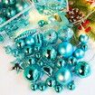 30Pcs Christmas Tree Balls Ornaments for Party Festive Decor Color Blue