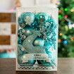 30Pcs Christmas Tree Balls Ornaments for Party Festive Decor Color Blue