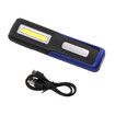 Rechargeable LED Work Light with Magnetic Base Portable Task Inspection Trouble Lights Lamp (Blue)