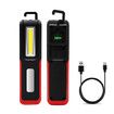 Rechargeable LED Work Light with Magnetic Base Portable Task Inspection Trouble Lights Lamp (Red)