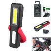 Rechargeable LED Work Light with Magnetic Base Portable Task Inspection Trouble Lights Lamp (Red)