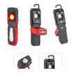 Portable Magnetic Work Light with Hanging Hook and Clip, 4 Lighting Modes Flashlight for Car Repairing, Mechanic and Emergency