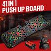 Foldable Push Up Board Home Gym Fitness Equipment Exerciser Floor Chest Exercise Mat Pad Strength Training Plate Machine with Counter Bar Handles