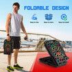 Foldable Push Up Board Home Gym Fitness Equipment Exerciser Floor Chest Exercise Mat Pad Strength Training Plate Machine with Counter Bar Handles