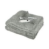 Electric Throw Blanket Heated Timer Bedding Washable Warm Winter Plush GY