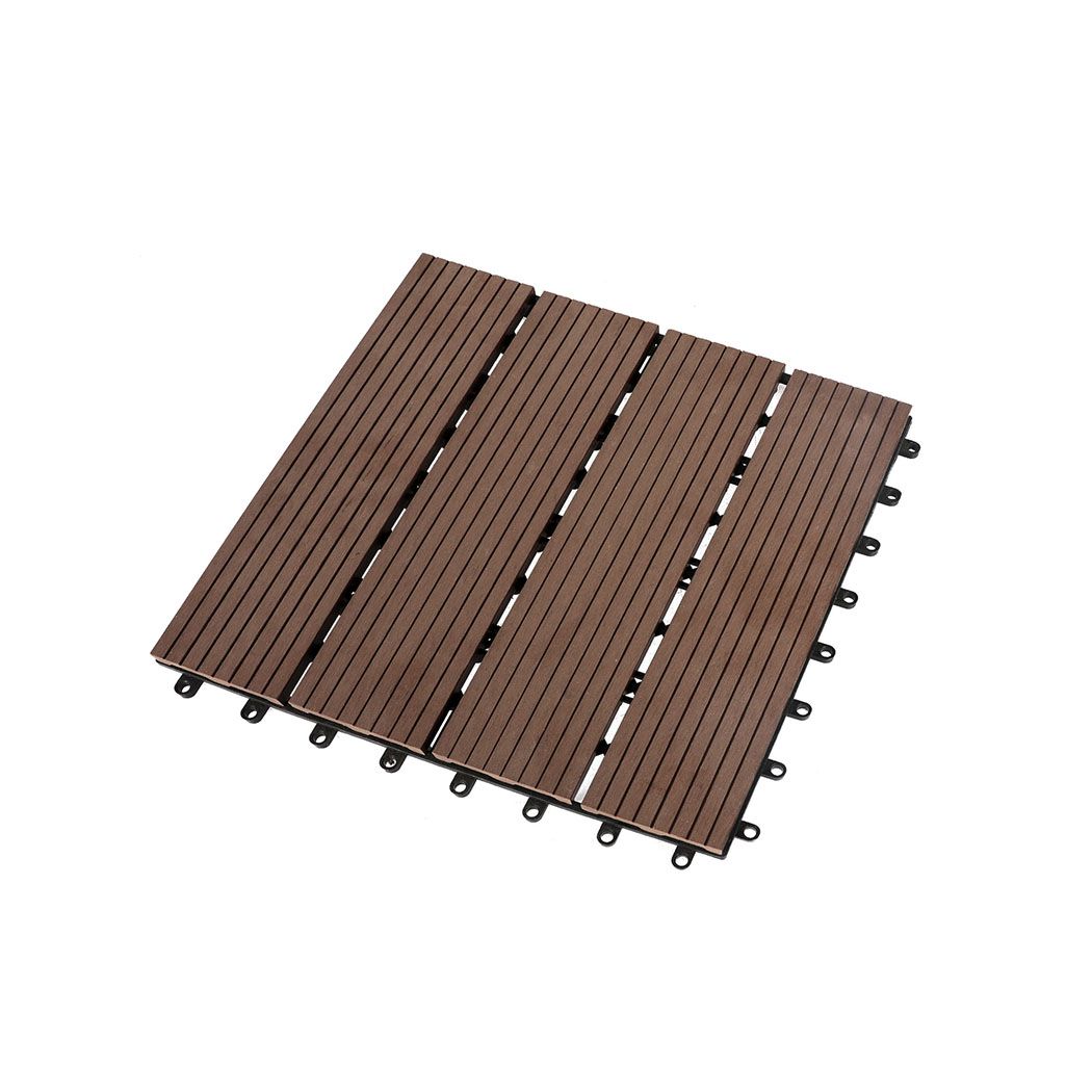 x10 Floor Tiles Plastic Decking Coffee