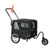 Pet Stroller Bike Trailer 2-IN-1 Sunroof
