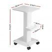 Embellir Salon Trolley Cart Spa Beauty Rolling Tray Hairdressing Storage Stand
