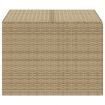 Garden Storage Box Mix Beige 291L Poly Rattan