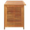 Garden Storage Box with Louver 113x50x56 cm Solid Wood Acacia