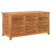 Garden Storage Box with Louver 113x50x56 cm Solid Wood Acacia