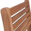 Garden Chairs 4 pcs with Cream Cushions Solid Teak Wood