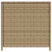 Garden Storage Box Mix Beige 469L Poly Rattan
