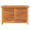 Garden Storage Box with Louver 90x50x56 cm Solid Wood Acacia