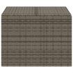 Garden Storage Box Grey 291L Poly Rattan