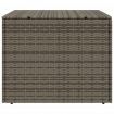 Garden Storage Box Grey 291L Poly Rattan