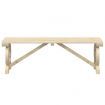 Garden Bench 115 cm Solid Wood Fir