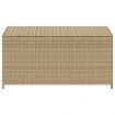 Garden Storage Box Mix Beige 190L Poly Rattan