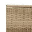 Garden Storage Box Mix Beige 190L Poly Rattan