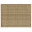 Garden Storage Box Mix Beige 984L Poly Rattan