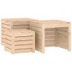 4 Piece Garden Box Set Solid Wood Pine