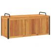 Outdoor Cushion Box 110x45x42/53 cm Solid Wood Acacia and Steel