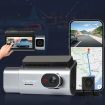 4K Car Dash Camera Front and Rear Wifi GPS 3 Lens