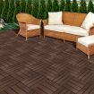 x10 Floor Tiles Plastic Decking Coffee