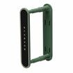 Wall-Mounted Retractable Clothes Hanger Space-Saving Storage Rack For Balcony Washing Machine Color Green