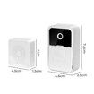 Wifi Doorbell Camera with 2 Indoor Chime