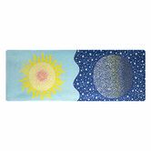 Yoga Mat Foldable Non-Slip Exercise Blue