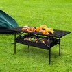 Folding Camping Table Portable Black