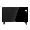 Electric Heater Glass Panel Space Convection Black