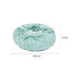 Pet Beds Dog Cat Soft Warm Kennel XXL Teal XX-Large