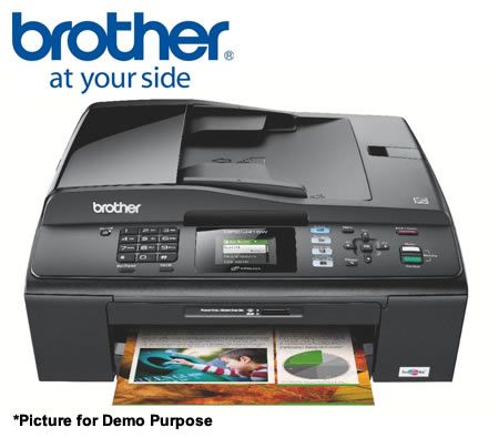 Brother Multi-Function Centre All-In-One Wireless Colour Inkjet Printer with Fax & ADF - MFC-J415W