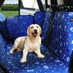 Pet Back Car Seat Cover Hammock Blue