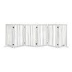 Wooden Pet Gate Dog Fence Safety White 10 Pack