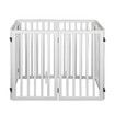 Wooden Pet Gate Dog Fence Safety White 10 Pack