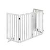 Wooden Pet Gate Dog Fence Safety White 800x 3MM