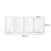 Wooden Pet Gate Dog Fence Safety White 800x 3MM