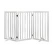 Wooden Pet Gate Dog Fence Safety White 400x 3MM